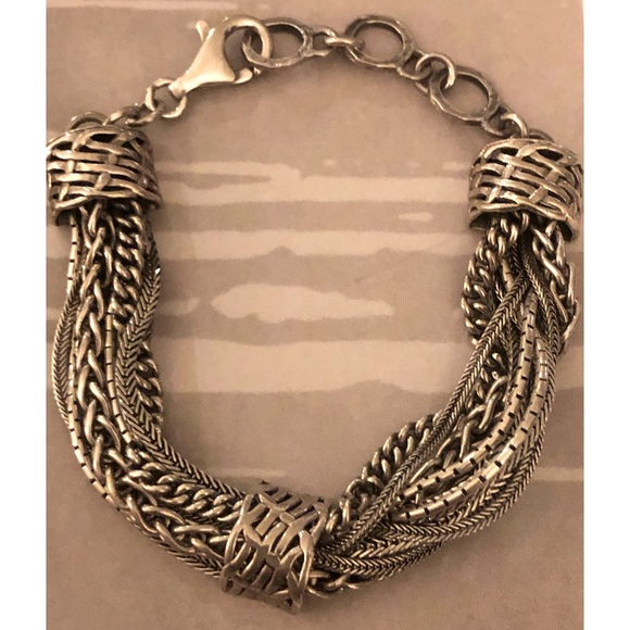 Silpada Sterling Silver Multi-Strand Bracelet - Picture 2 of 8